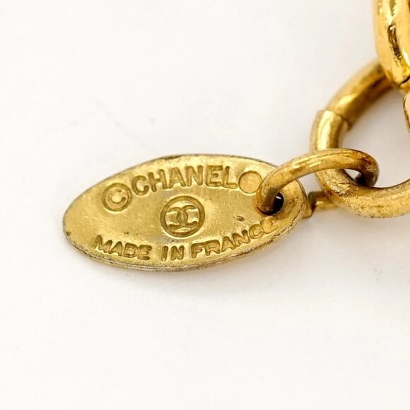 CHANEL 31 Rue Cambon PARIS Double Chain Belt 35" Gold Tone Auth #5571 - Picture 5 of 6